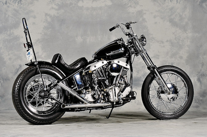 1967 SHOVEL HEAD / BUD LOTUS MOTORCYCLE ニューオーダーチョッパーショー6th | バージンハーレー