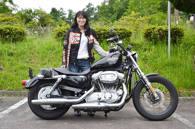 ライダースナップ でじこ さん （ハーレーダビッドソン スポーツスター883／2000年式） トピックス バイクブロス・マガジンズ